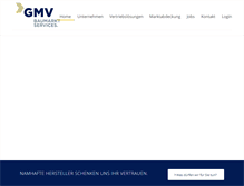 Tablet Screenshot of gmv-absatzservice.de